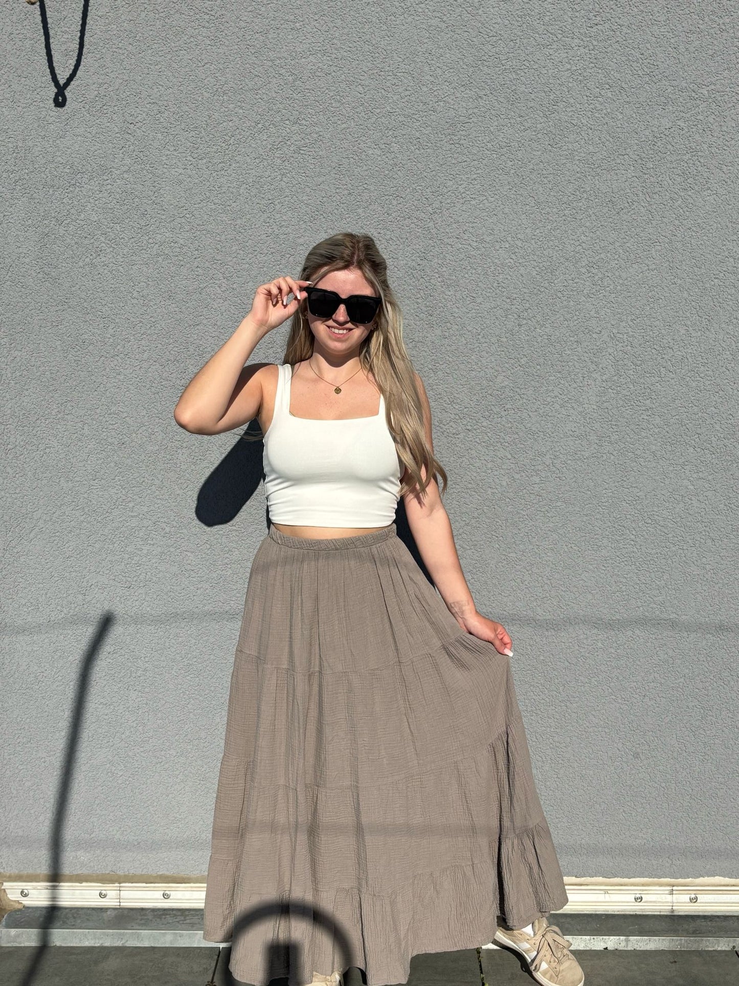 Musselin Maxi Rock