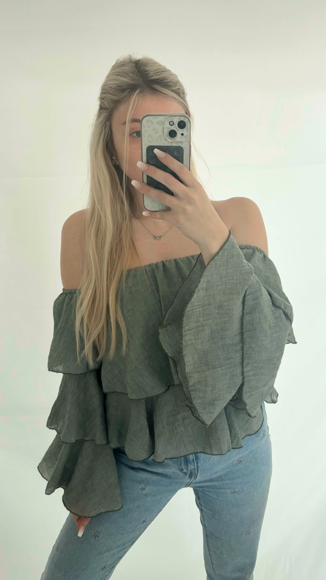 Volantbluse