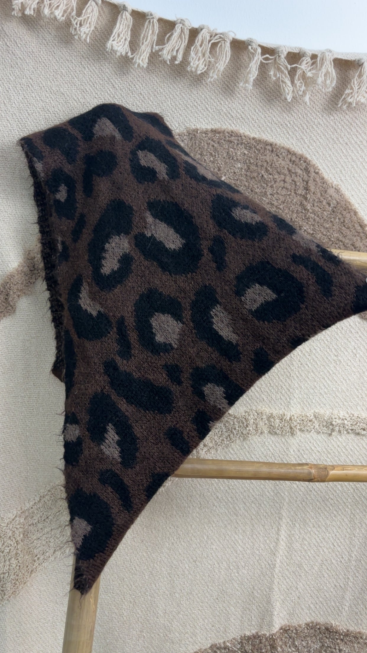 Dreieckstuch Leo Print