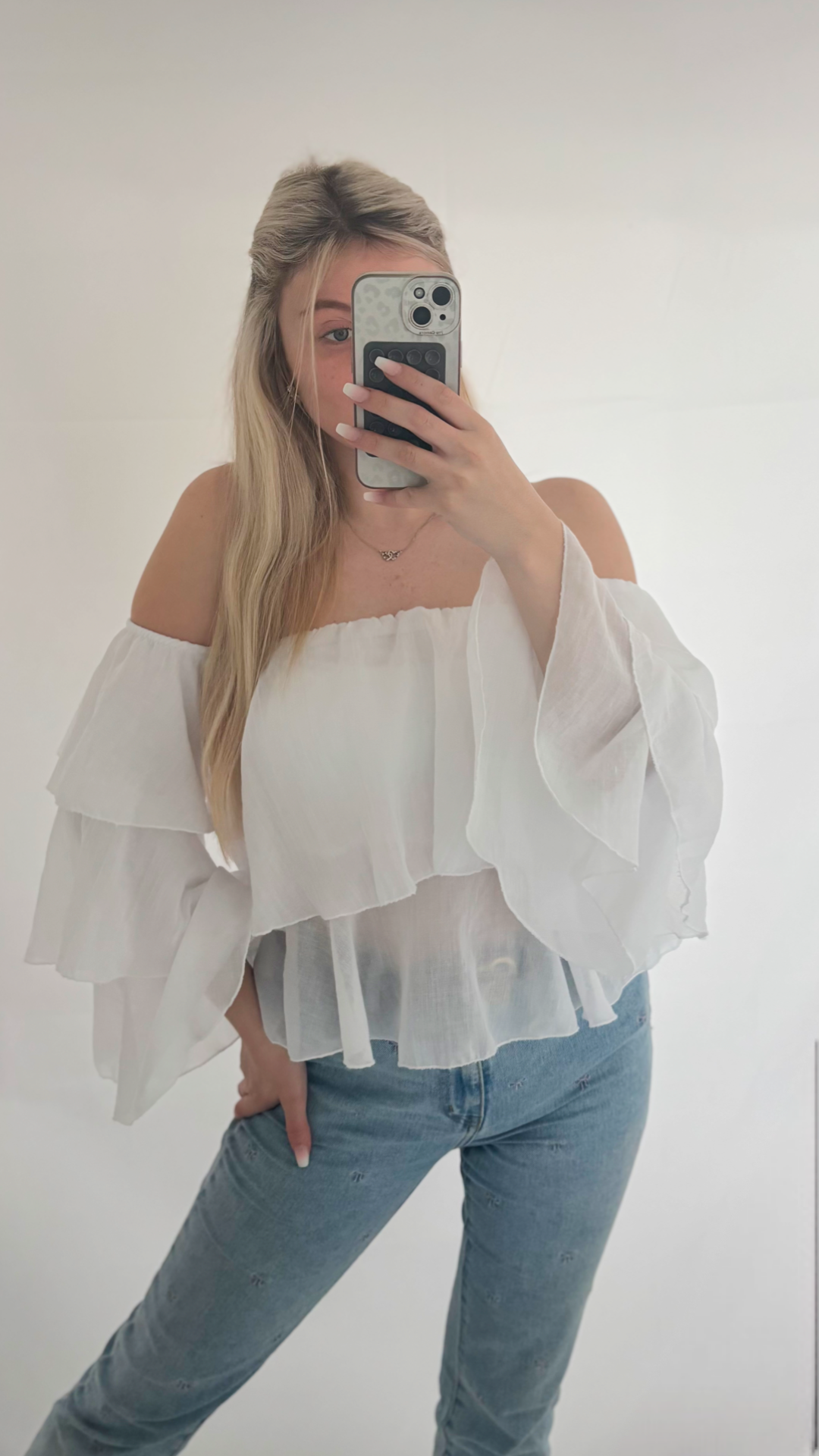 Volantbluse