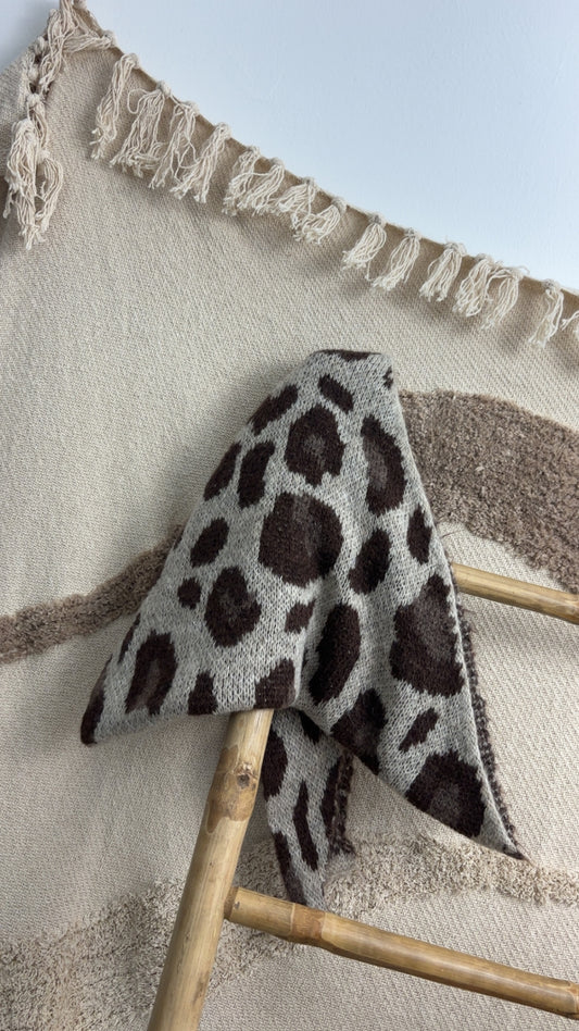 Dreieckstuch Leo Print