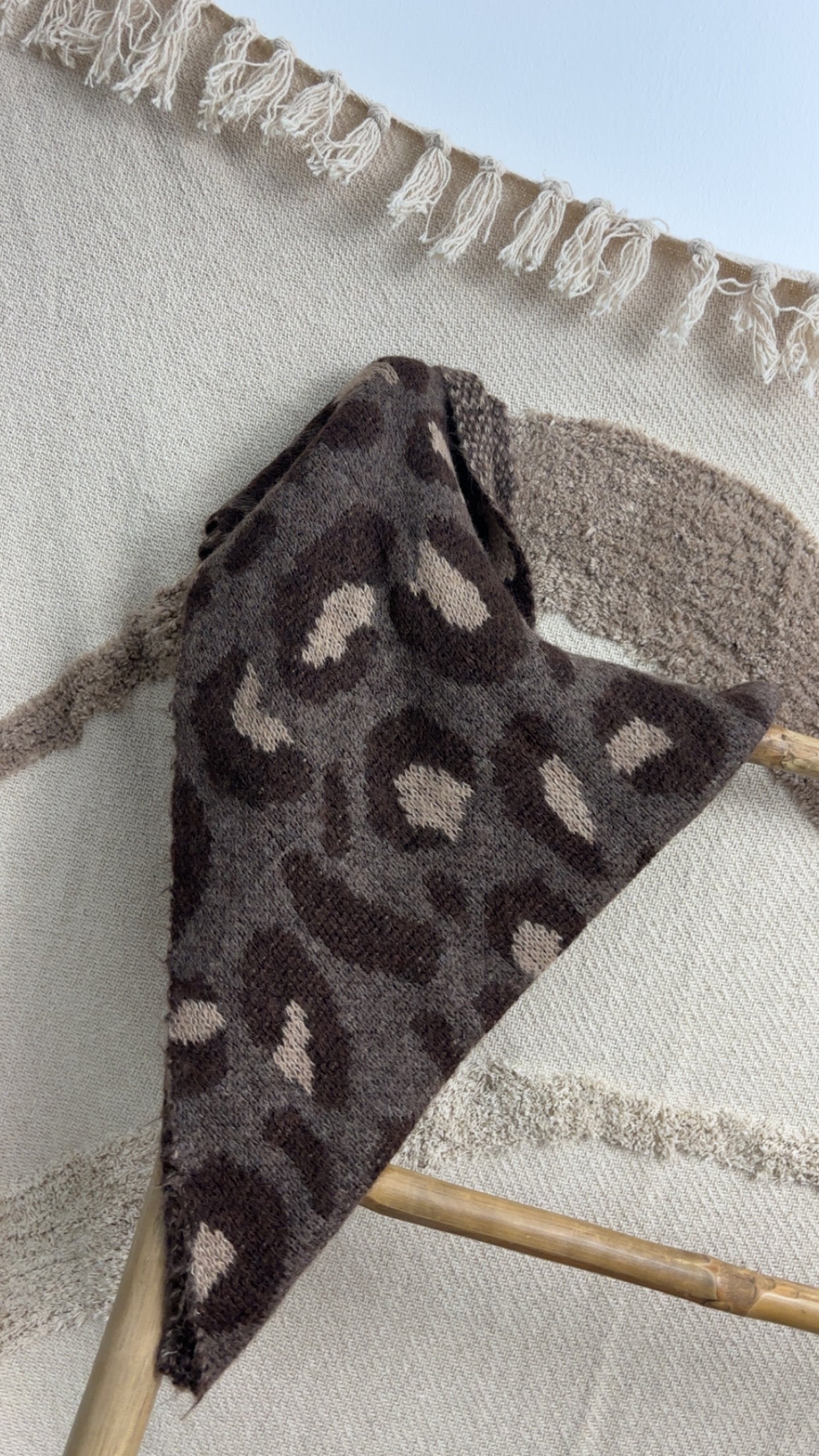 Dreieckstuch Leo Print