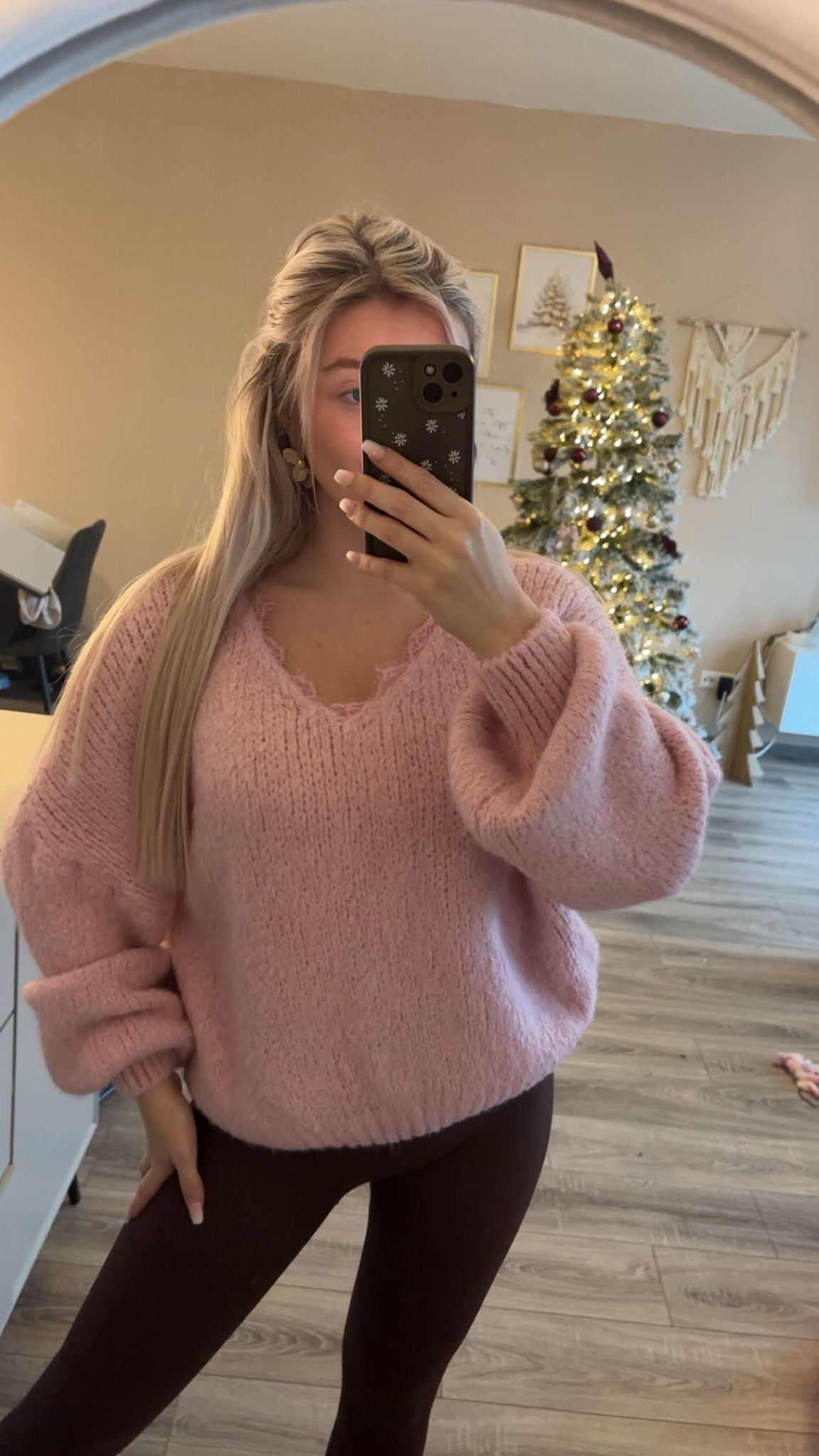 Kuschelpullover Spitze