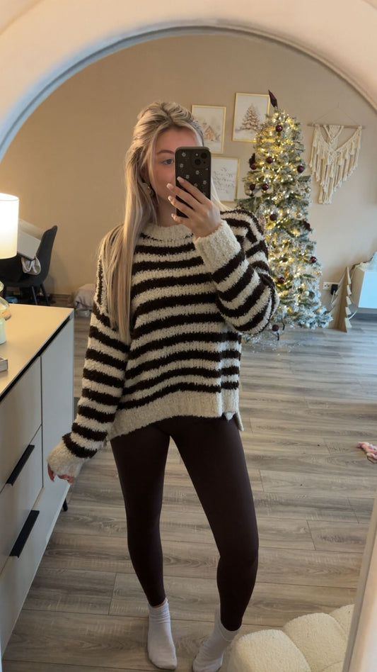 Boucle Pullover stripes